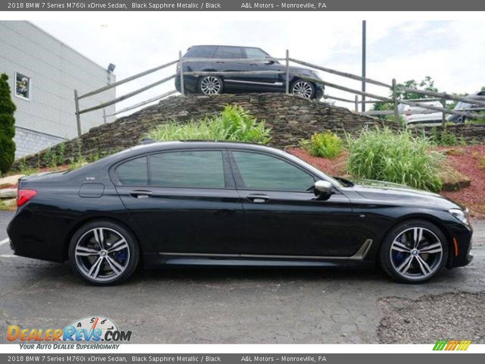 Black Sapphire Metallic 2018 BMW 7 Series M760i xDrive Sedan Photo #6