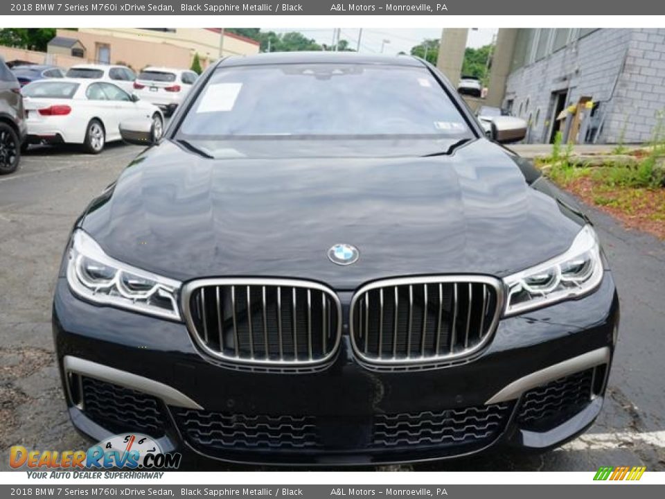 2018 BMW 7 Series M760i xDrive Sedan Black Sapphire Metallic / Black Photo #8