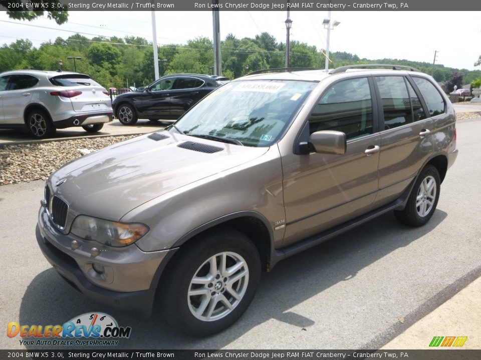 2004 BMW X5 3.0i Sterling Grey Metallic / Truffle Brown Photo #7