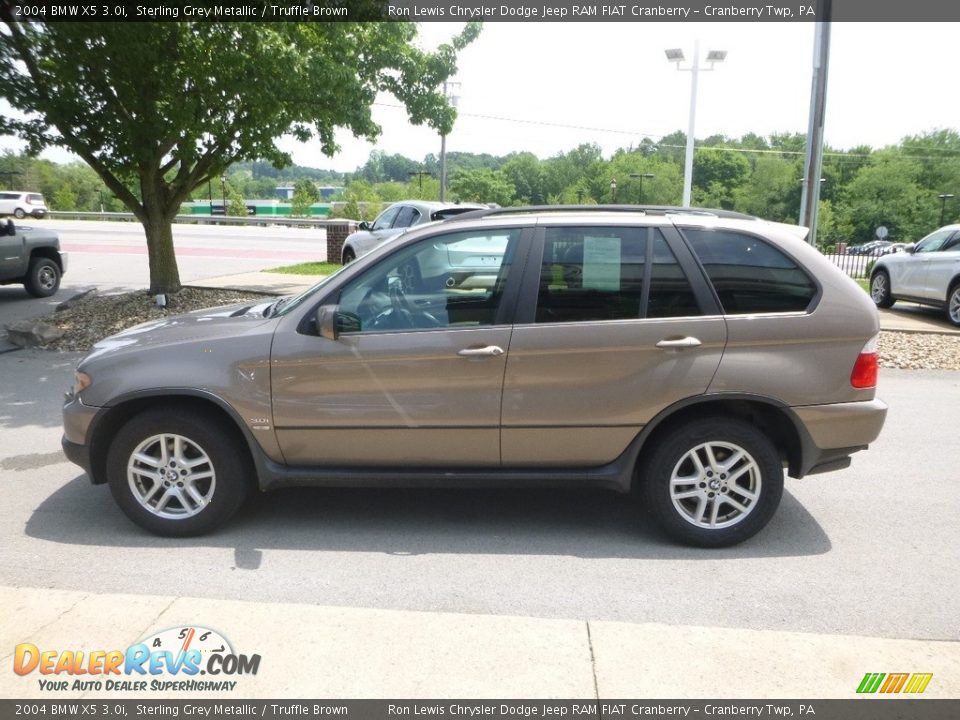 2004 BMW X5 3.0i Sterling Grey Metallic / Truffle Brown Photo #8