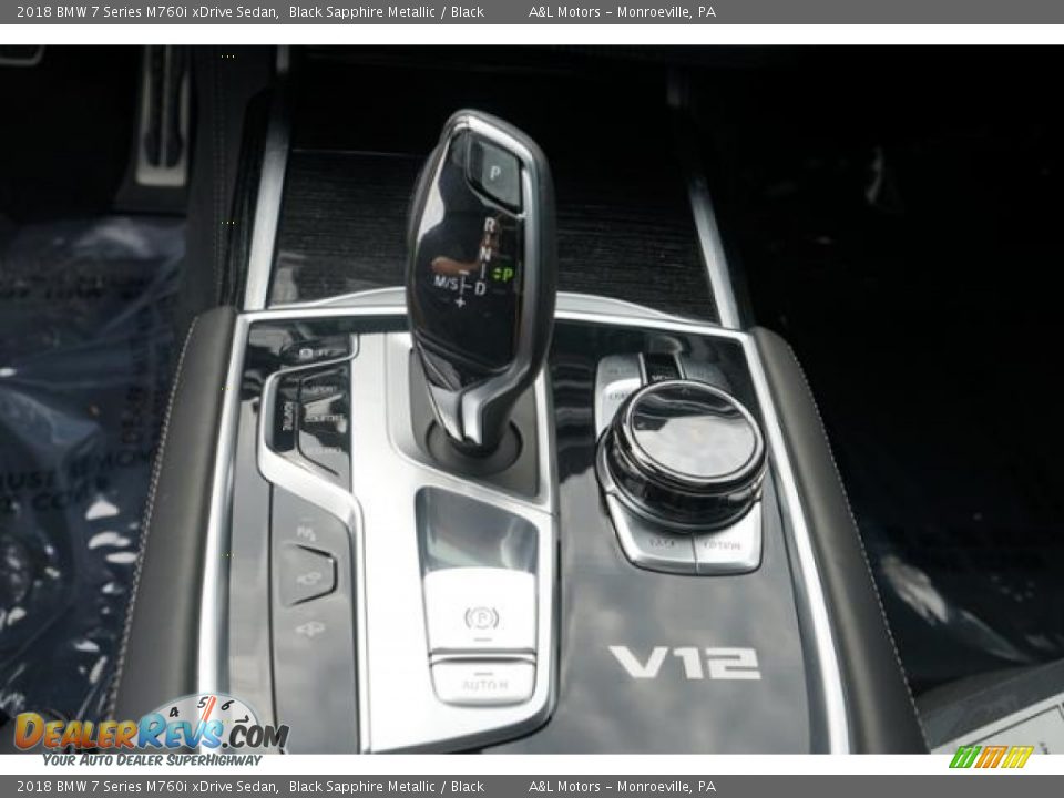 2018 BMW 7 Series M760i xDrive Sedan Black Sapphire Metallic / Black Photo #13