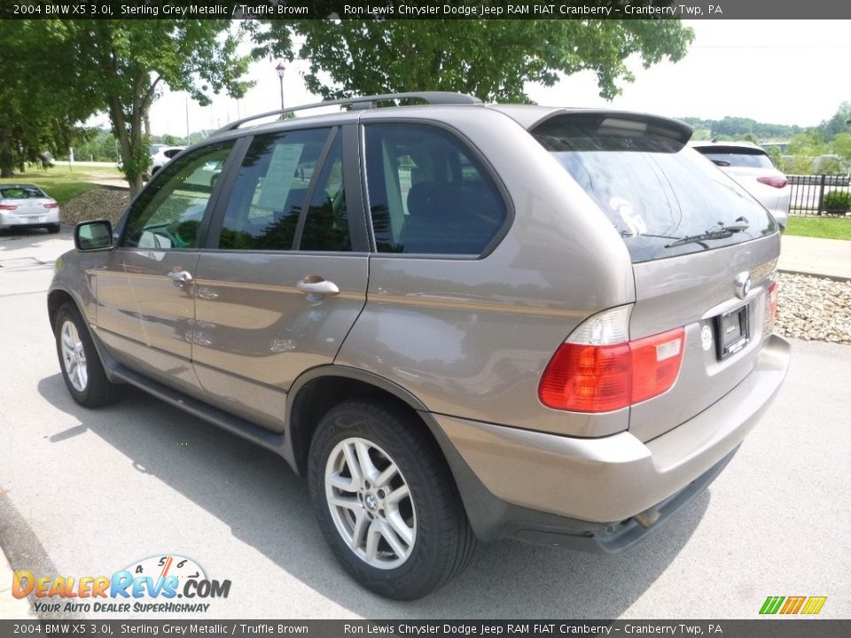 2004 BMW X5 3.0i Sterling Grey Metallic / Truffle Brown Photo #9