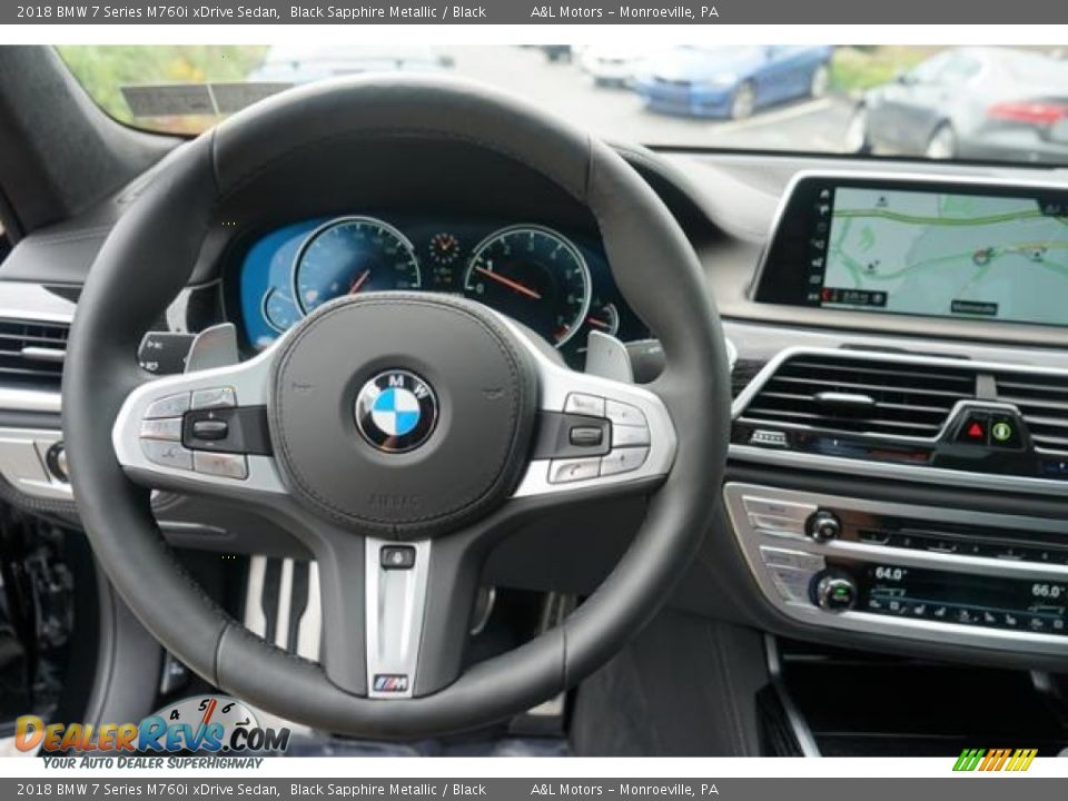 2018 BMW 7 Series M760i xDrive Sedan Steering Wheel Photo #14