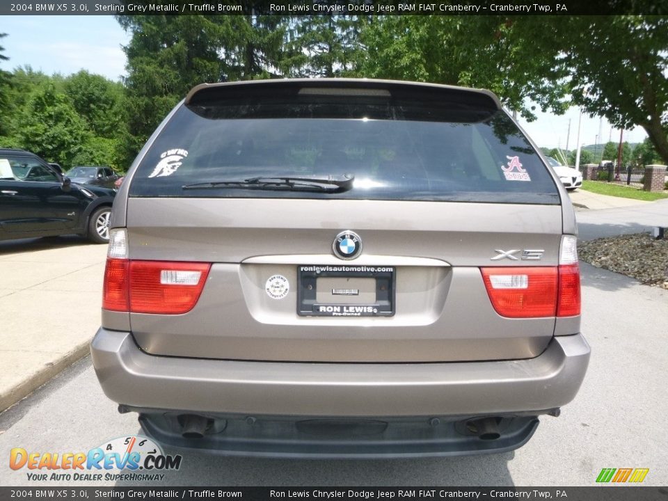2004 BMW X5 3.0i Sterling Grey Metallic / Truffle Brown Photo #10