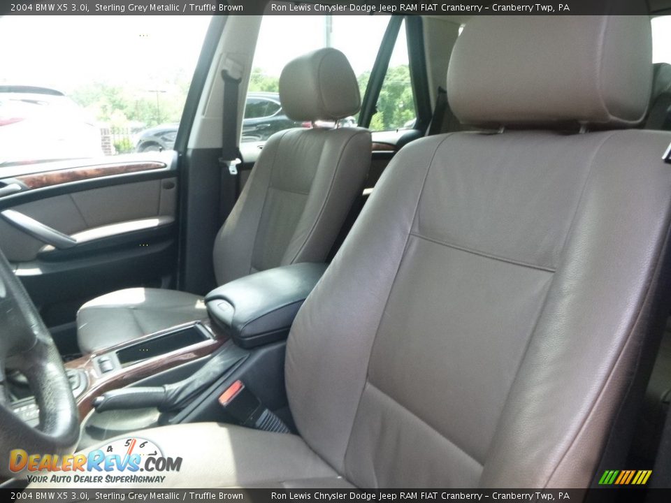 2004 BMW X5 3.0i Sterling Grey Metallic / Truffle Brown Photo #12