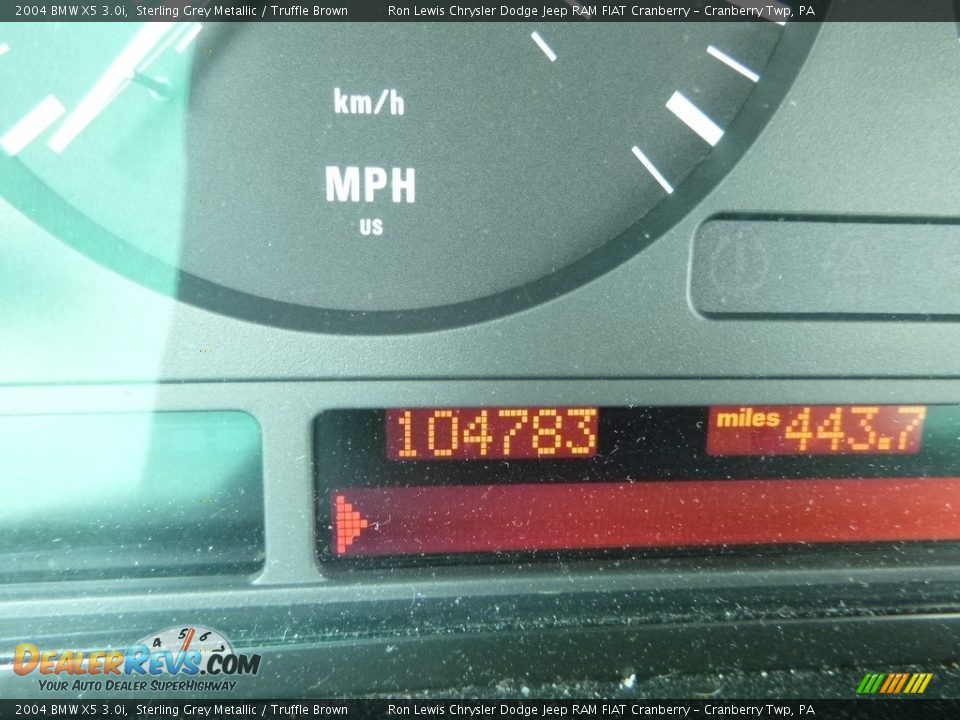 2004 BMW X5 3.0i Sterling Grey Metallic / Truffle Brown Photo #15