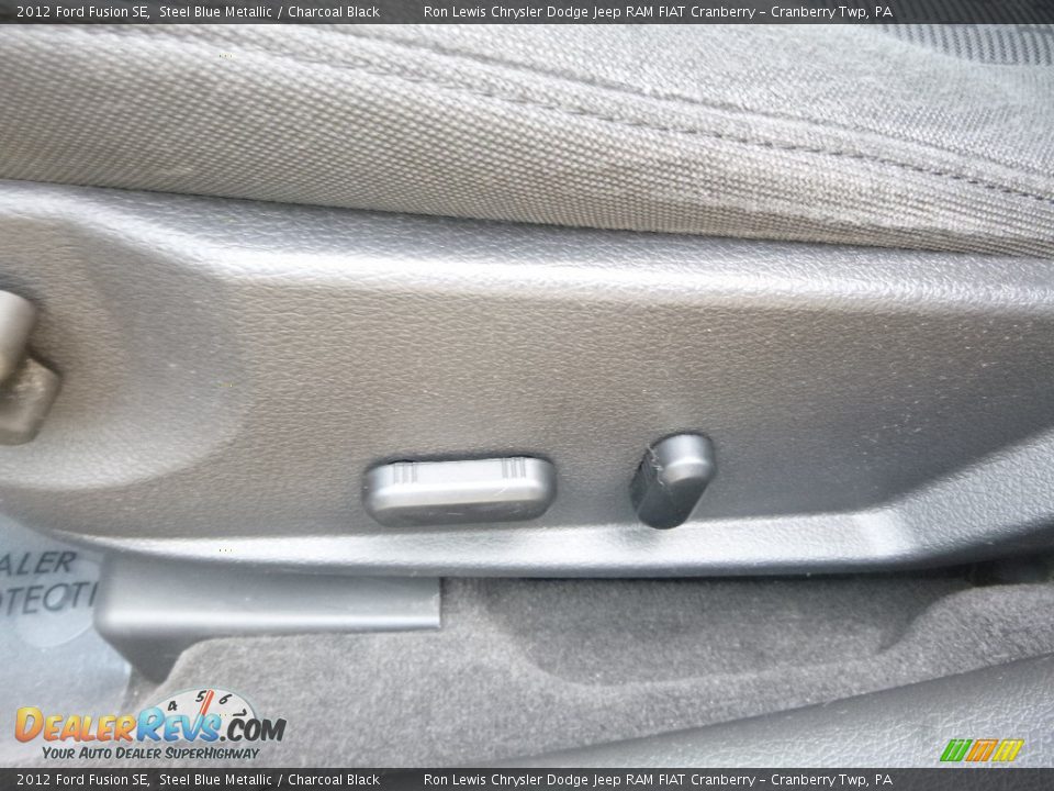 2012 Ford Fusion SE Steel Blue Metallic / Charcoal Black Photo #16