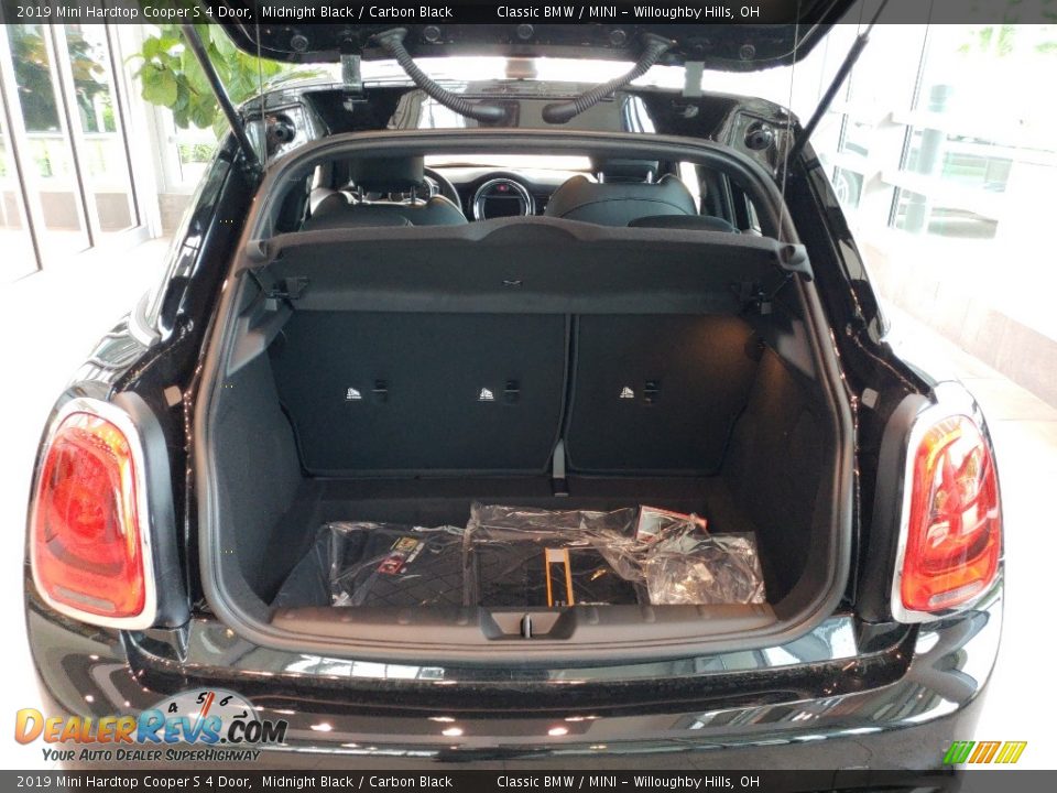 2019 Mini Hardtop Cooper S 4 Door Midnight Black / Carbon Black Photo #8