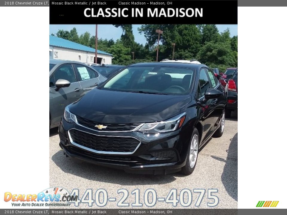 2018 Chevrolet Cruze LT Mosaic Black Metallic / Jet Black Photo #1