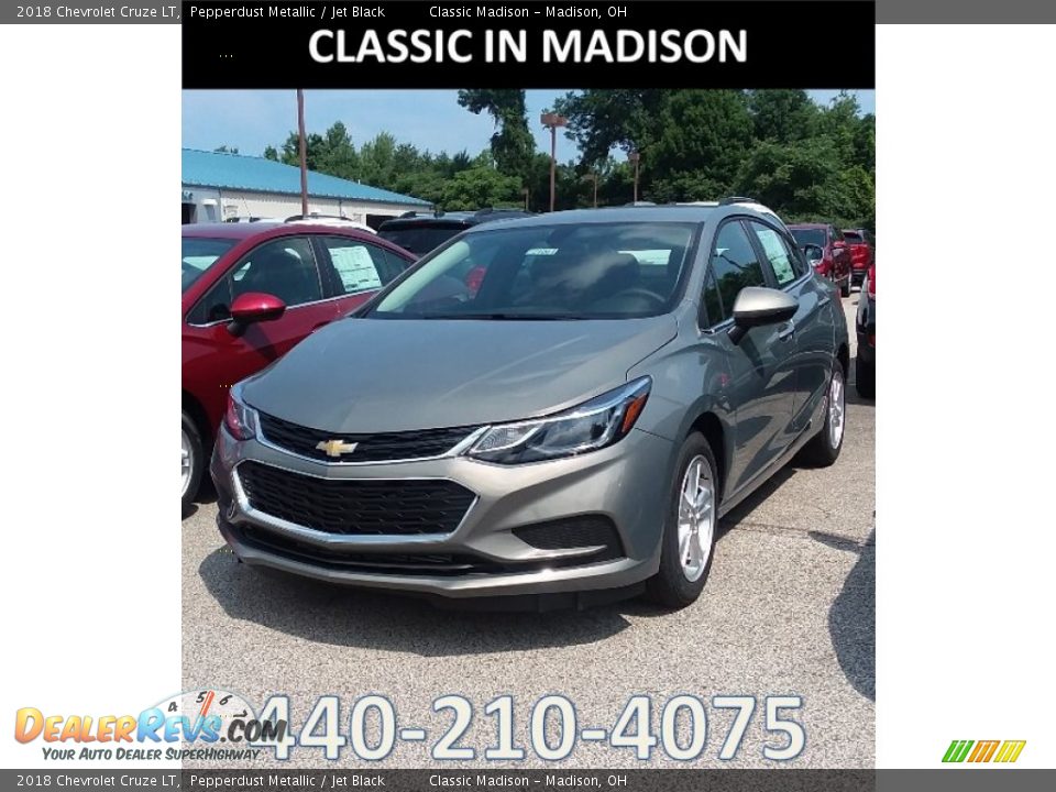 2018 Chevrolet Cruze LT Pepperdust Metallic / Jet Black Photo #1