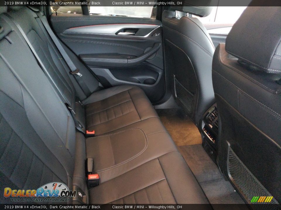 Rear Seat of 2019 BMW X4 xDrive30i Photo #7