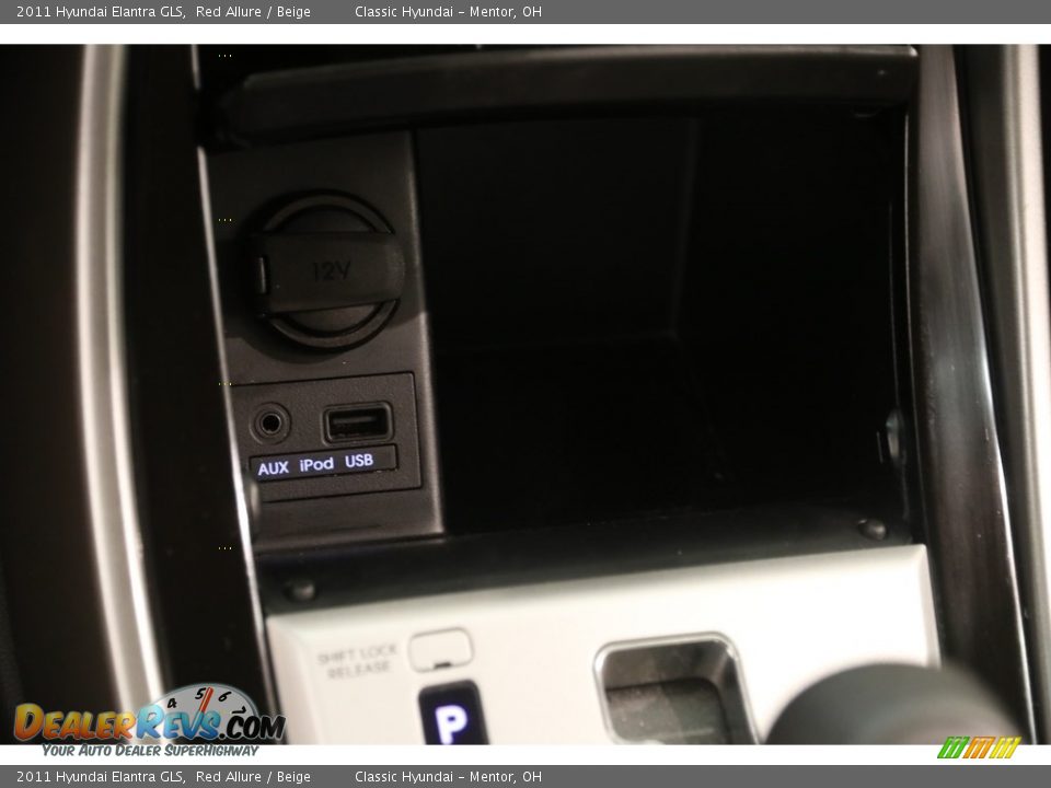 2011 Hyundai Elantra GLS Red Allure / Beige Photo #11