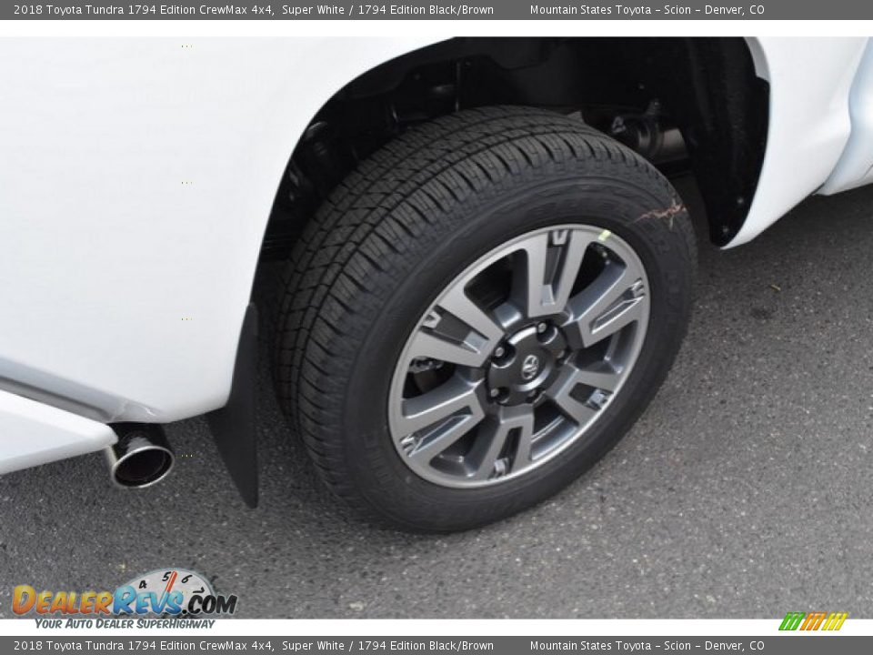 2018 Toyota Tundra 1794 Edition CrewMax 4x4 Super White / 1794 Edition Black/Brown Photo #36