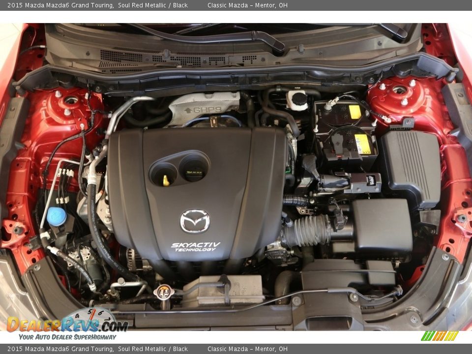 2015 Mazda Mazda6 Grand Touring Soul Red Metallic / Black Photo #22