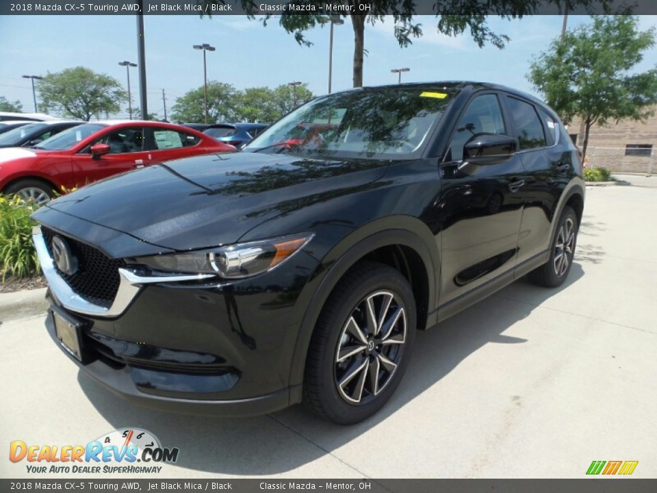 2018 Mazda CX-5 Touring AWD Jet Black Mica / Black Photo #1