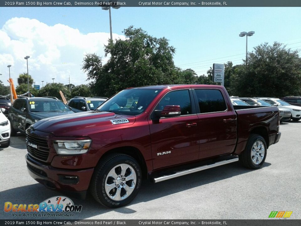 2019 Ram 1500 Big Horn Crew Cab Delmonico Red Pearl / Black Photo #1