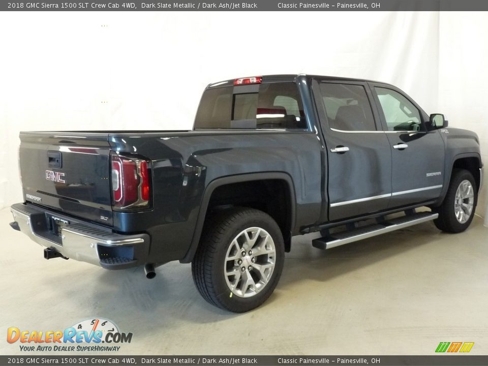 2018 GMC Sierra 1500 SLT Crew Cab 4WD Dark Slate Metallic / Dark Ash/Jet Black Photo #2