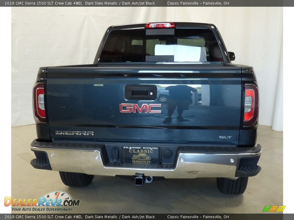 2018 GMC Sierra 1500 SLT Crew Cab 4WD Dark Slate Metallic / Dark Ash/Jet Black Photo #3