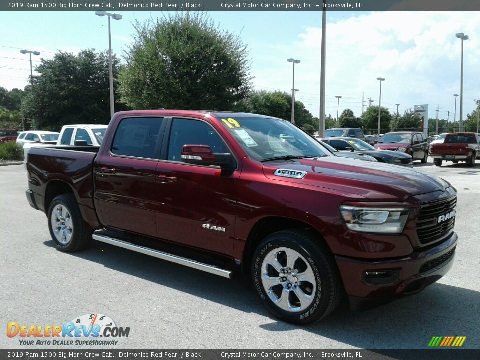 2019 Ram 1500 Big Horn Crew Cab Delmonico Red Pearl / Black Photo #7