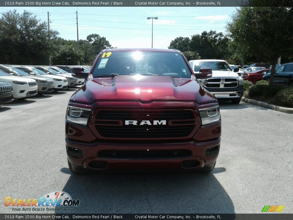 2019 Ram 1500 Big Horn Crew Cab Delmonico Red Pearl / Black Photo #8
