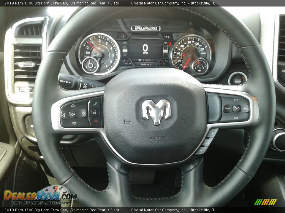 2019 Ram 1500 Big Horn Crew Cab Delmonico Red Pearl / Black Photo #14