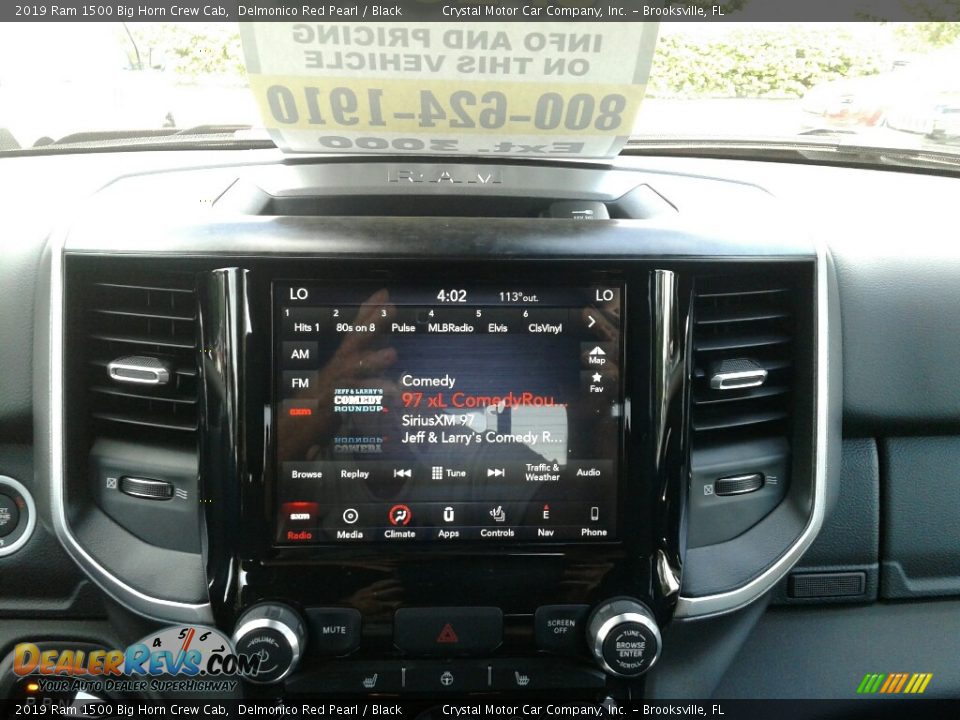 2019 Ram 1500 Big Horn Crew Cab Delmonico Red Pearl / Black Photo #15