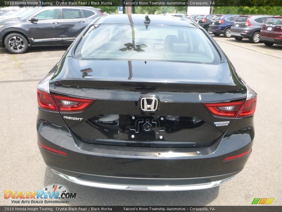 2019 Honda Insight Touring Crystal Black Pearl / Black Mocha Photo #3
