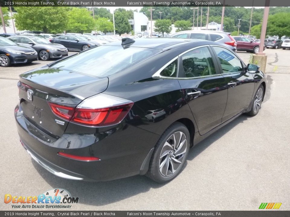 2019 Honda Insight Touring Crystal Black Pearl / Black Mocha Photo #4