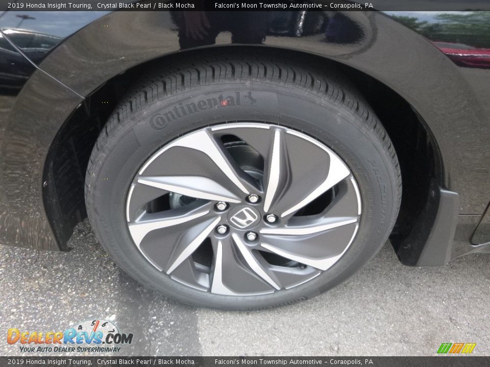 2019 Honda Insight Touring Crystal Black Pearl / Black Mocha Photo #7