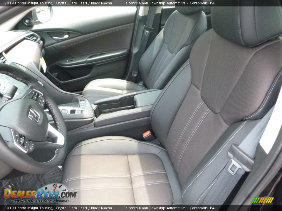 Black Mocha Interior - 2019 Honda Insight Touring Photo #8