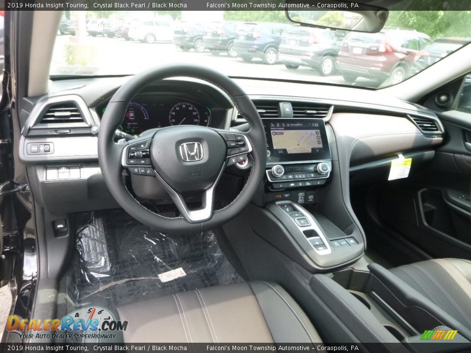 Black Mocha Interior - 2019 Honda Insight Touring Photo #10
