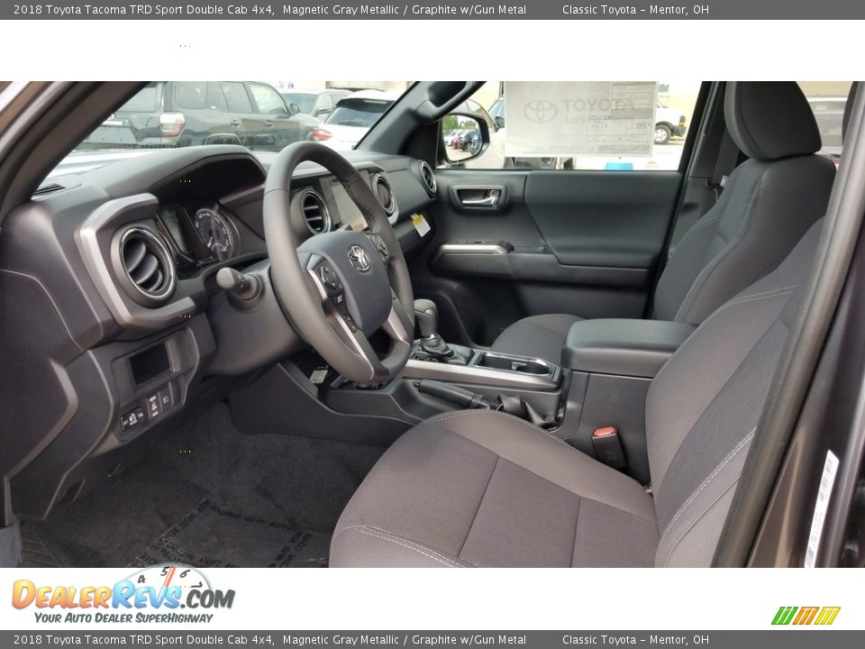 2018 Toyota Tacoma TRD Sport Double Cab 4x4 Magnetic Gray Metallic / Graphite w/Gun Metal Photo #3