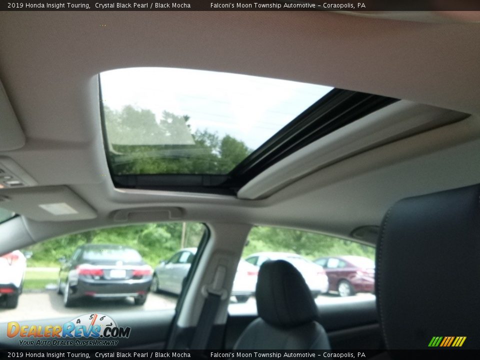 2019 Honda Insight Touring Crystal Black Pearl / Black Mocha Photo #12