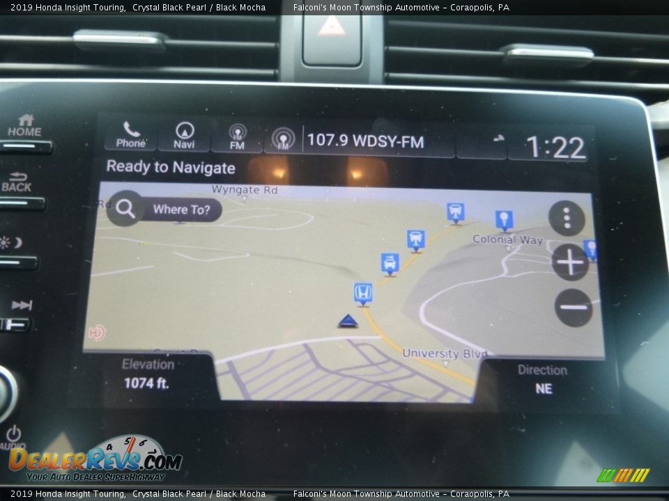 Navigation of 2019 Honda Insight Touring Photo #13