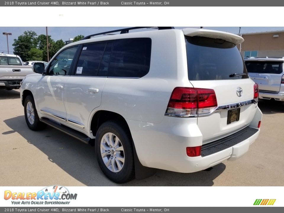 2018 Toyota Land Cruiser 4WD Blizzard White Pearl / Black Photo #2