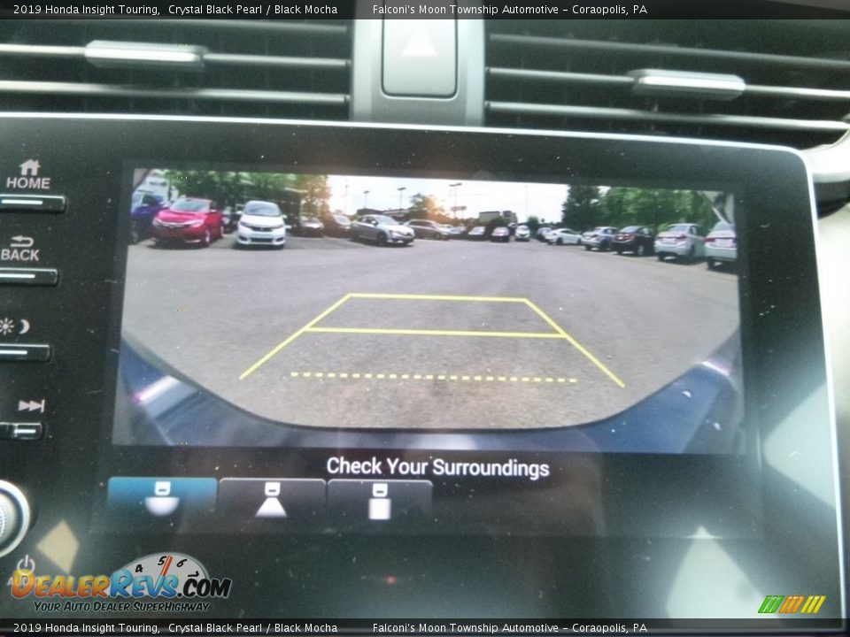 2019 Honda Insight Touring Crystal Black Pearl / Black Mocha Photo #15