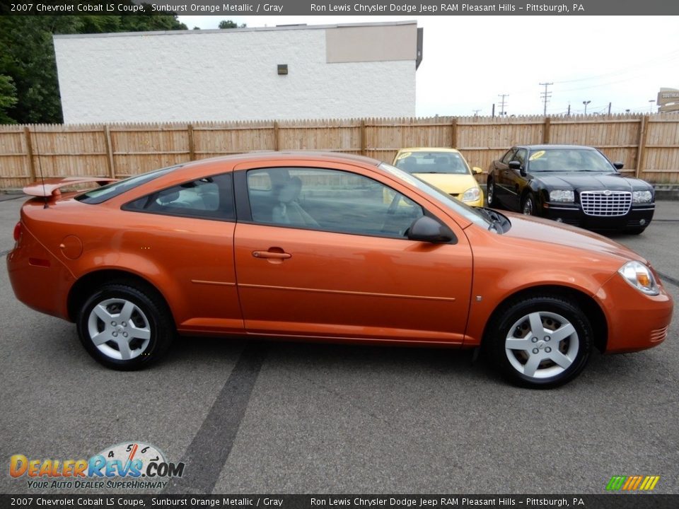 2007 Chevrolet Cobalt LS Coupe Sunburst Orange Metallic / Gray Photo #6