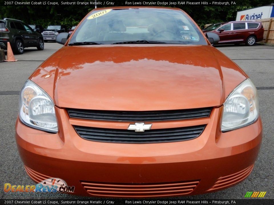 2007 Chevrolet Cobalt LS Coupe Sunburst Orange Metallic / Gray Photo #8