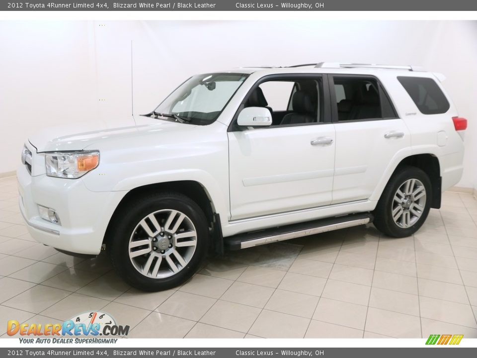 2012 Toyota 4Runner Limited 4x4 Blizzard White Pearl / Black Leather Photo #3