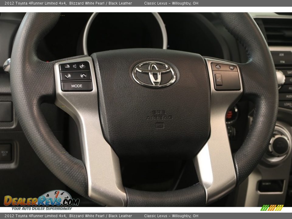 2012 Toyota 4Runner Limited 4x4 Blizzard White Pearl / Black Leather Photo #7