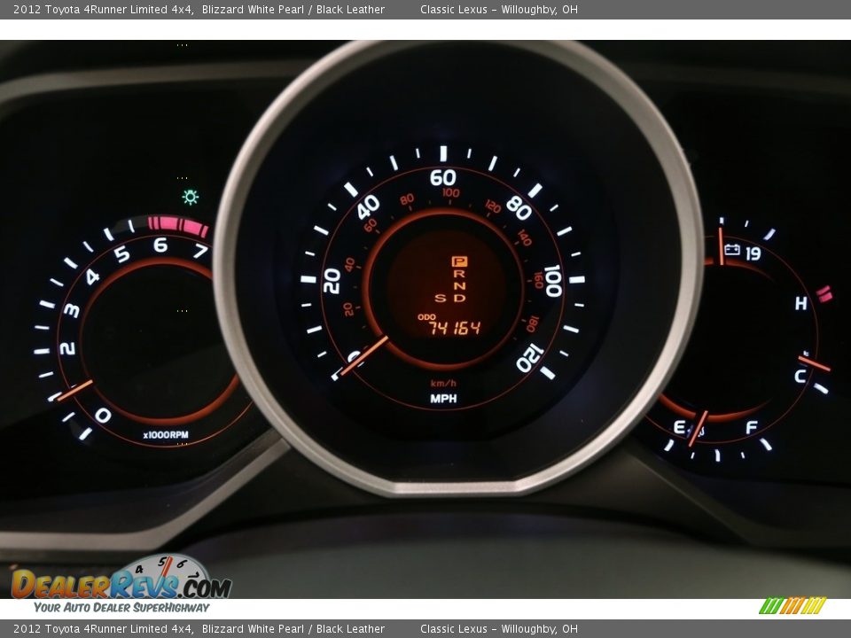 2012 Toyota 4Runner Limited 4x4 Blizzard White Pearl / Black Leather Photo #8