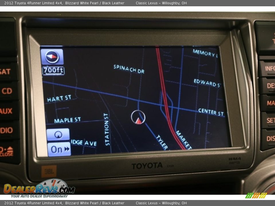 2012 Toyota 4Runner Limited 4x4 Blizzard White Pearl / Black Leather Photo #10