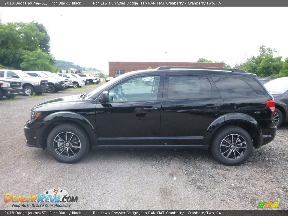 2018 Dodge Journey SE Pitch Black / Black Photo #2