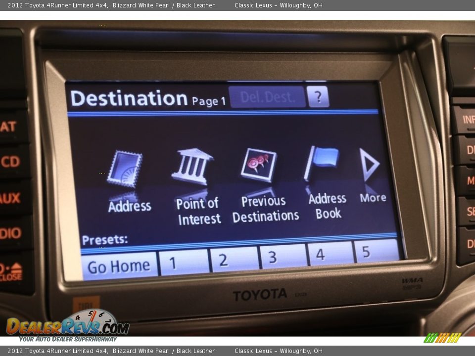 2012 Toyota 4Runner Limited 4x4 Blizzard White Pearl / Black Leather Photo #11