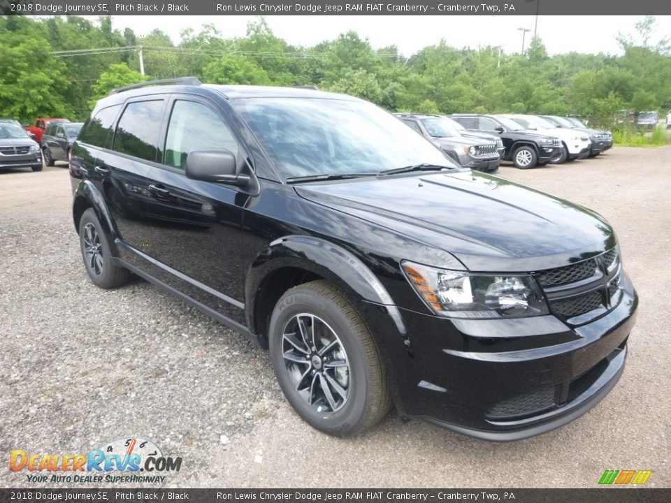 2018 Dodge Journey SE Pitch Black / Black Photo #7