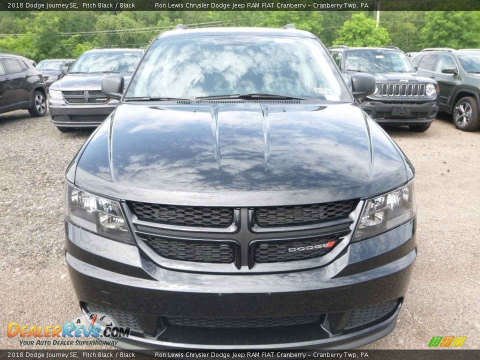 2018 Dodge Journey SE Pitch Black / Black Photo #8