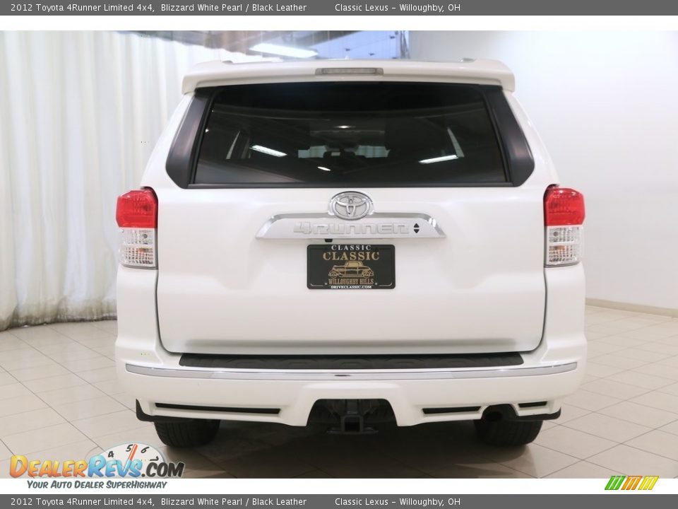 2012 Toyota 4Runner Limited 4x4 Blizzard White Pearl / Black Leather Photo #23