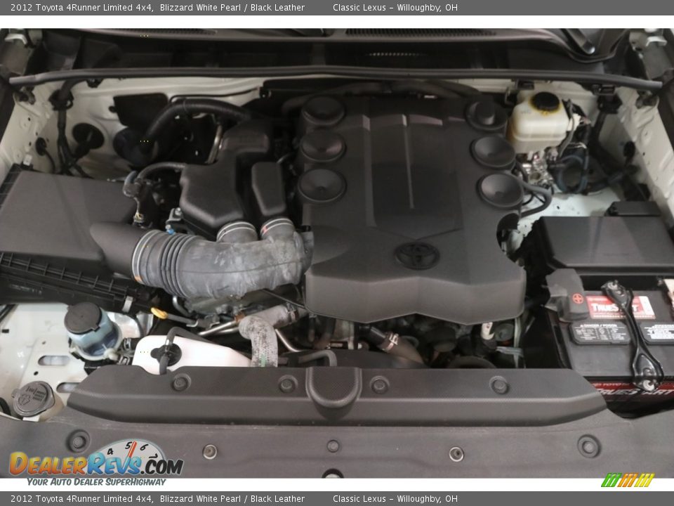 2012 Toyota 4Runner Limited 4x4 Blizzard White Pearl / Black Leather Photo #24