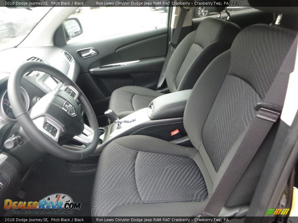 2018 Dodge Journey SE Pitch Black / Black Photo #16