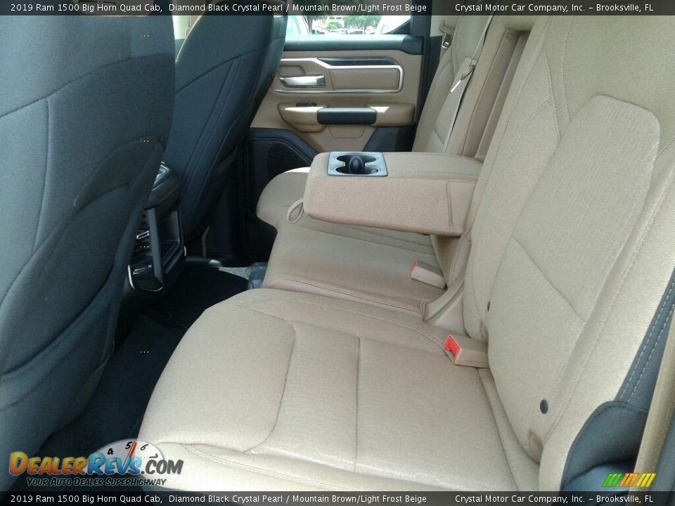 Rear Seat of 2019 Ram 1500 Big Horn Quad Cab Photo #11